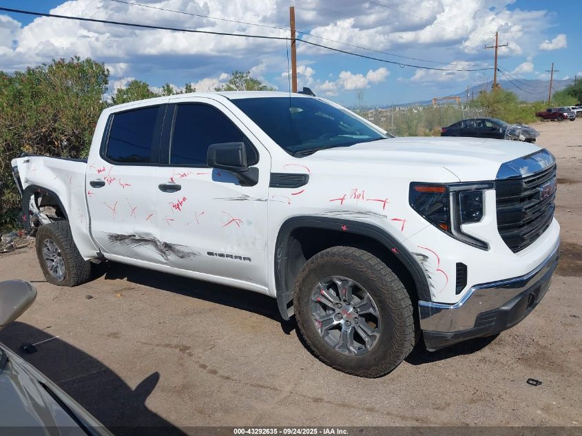 2024 GMC Sierra 1500 4Wd Short Box Pro VIN: 1GTUUAED9RZ123974 Lot: 43292635