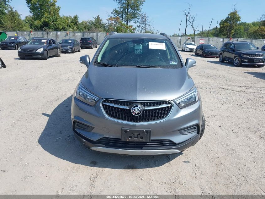 2019 Buick Encore Fwd Preferred VIN: KL4CJASB8KB900581 Lot: 43292670