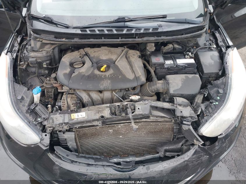 2013 Hyundai Elantra Gls VIN: 5NPDH4AE0DH341659 Lot: 43292686