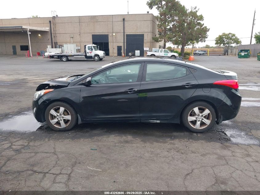 2013 Hyundai Elantra Gls VIN: 5NPDH4AE0DH341659 Lot: 43292686