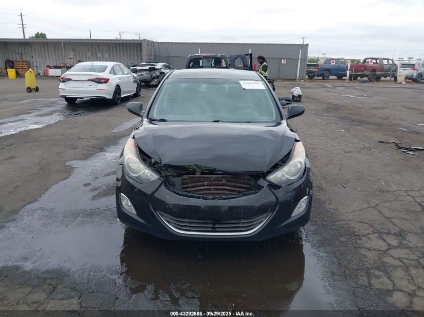 2013 Hyundai Elantra Gls VIN: 5NPDH4AE0DH341659 Lot: 43292686