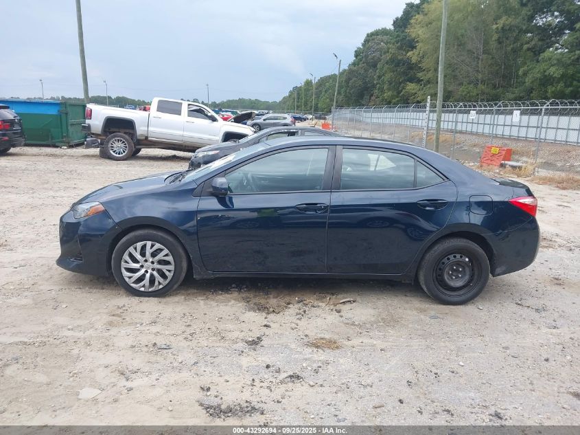 2017 Toyota Corolla Le VIN: 2T1BURHEXHC789440 Lot: 43292694