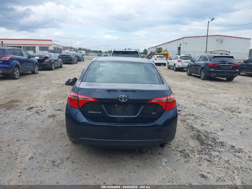 2017 Toyota Corolla Le VIN: 2T1BURHEXHC789440 Lot: 43292694