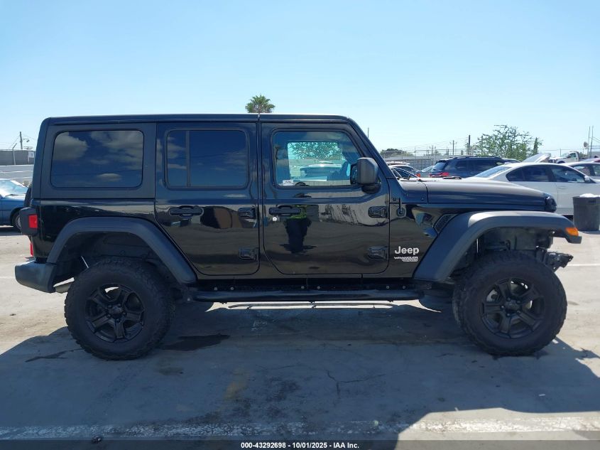 2018 Jeep Wrangler Unlimited Sport S 4X4 VIN: 1C4HJXDG2JW273651 Lot: 43292698