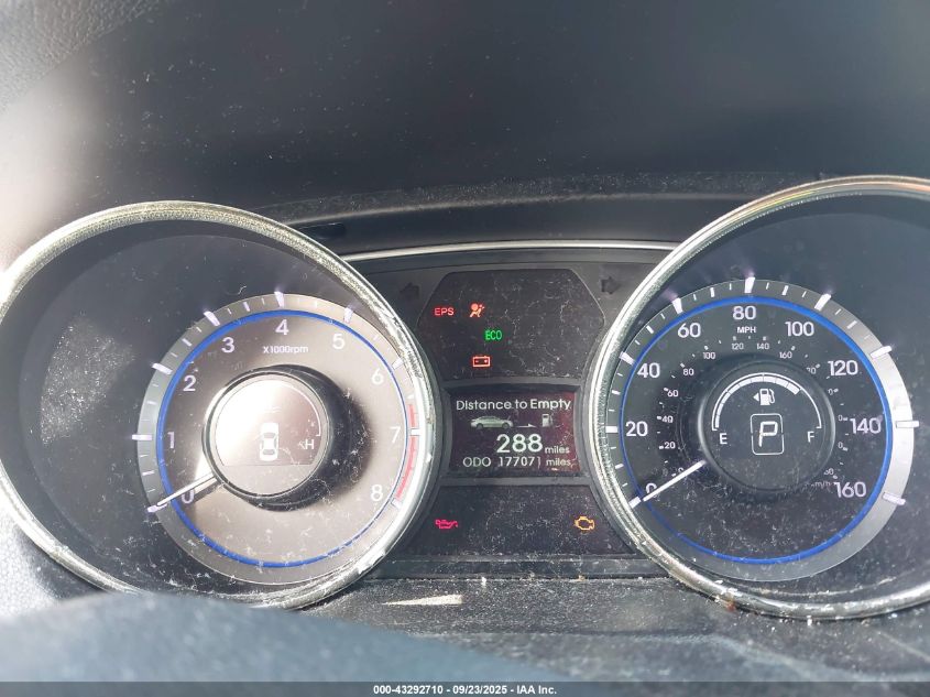 2012 Hyundai Sonata Gls VIN: 5NPEB4AC1CH370302 Lot: 43292710