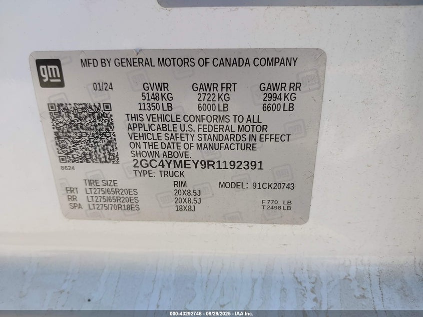 2GC4YMEY9R1192391 2024 CHEVROLET SILVERADO photo no. 8