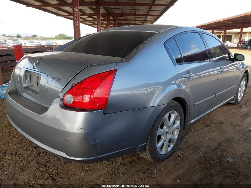 2008 Nissan Maxima 3.5 Sl VIN: 1N4BA41E38C816742 Lot: 43292799