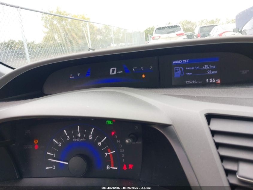 2012 Honda Civic Lx VIN: 19XFB2F56CE022664 Lot: 43292807