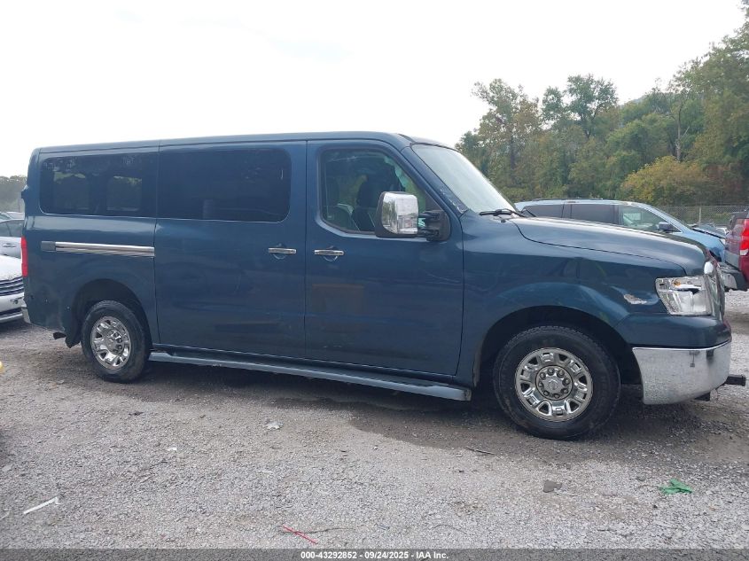 2013 Nissan Nv Passenger Nv3500 Hd Sv V8 VIN: 5BZAF0AA7DN202479 Lot: 43292852