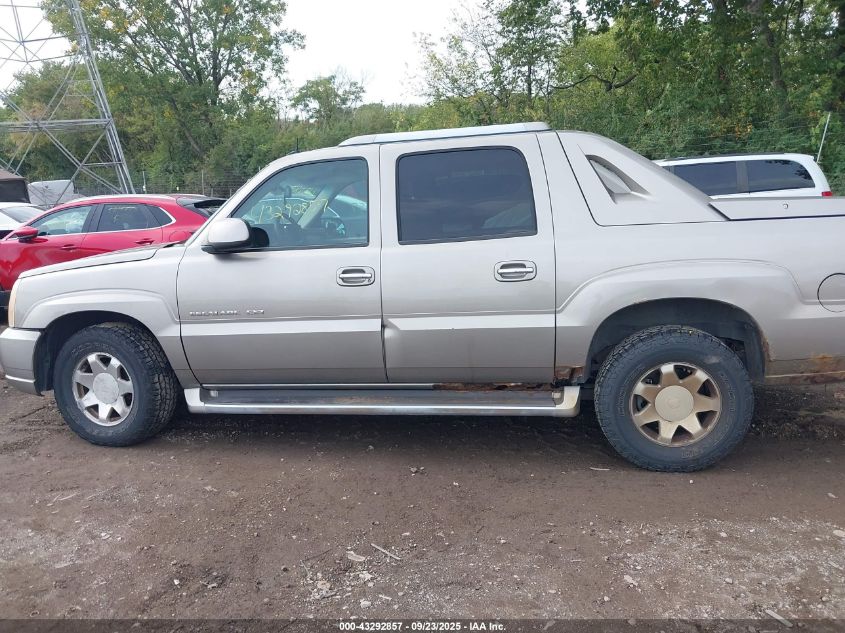 2002 Cadillac Escalade Ext Standard VIN: 3GYEK63N62G302721 Lot: 43292857