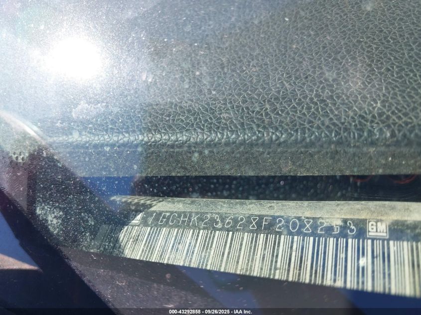 2008 Chevrolet Silverado 2500Hd Ltz VIN: 1GCHK23628F208253 Lot: 43292858