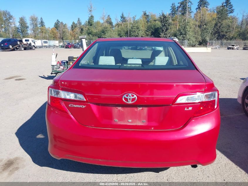 2012 Toyota Camry Le VIN: 4T1BF1FK9CU549193 Lot: 43292890