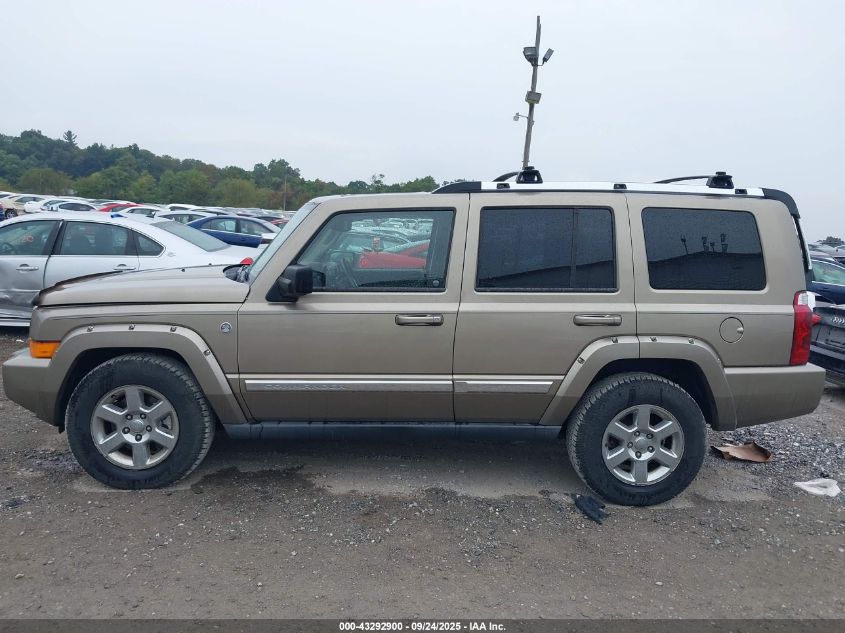 2006 Jeep Commander Limited VIN: 1J8HG58206C293514 Lot: 43292900