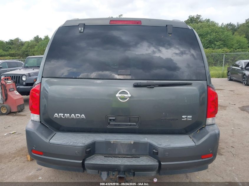 2008 Nissan Armada Se VIN: 5N1BA08D28N611994 Lot: 43292916