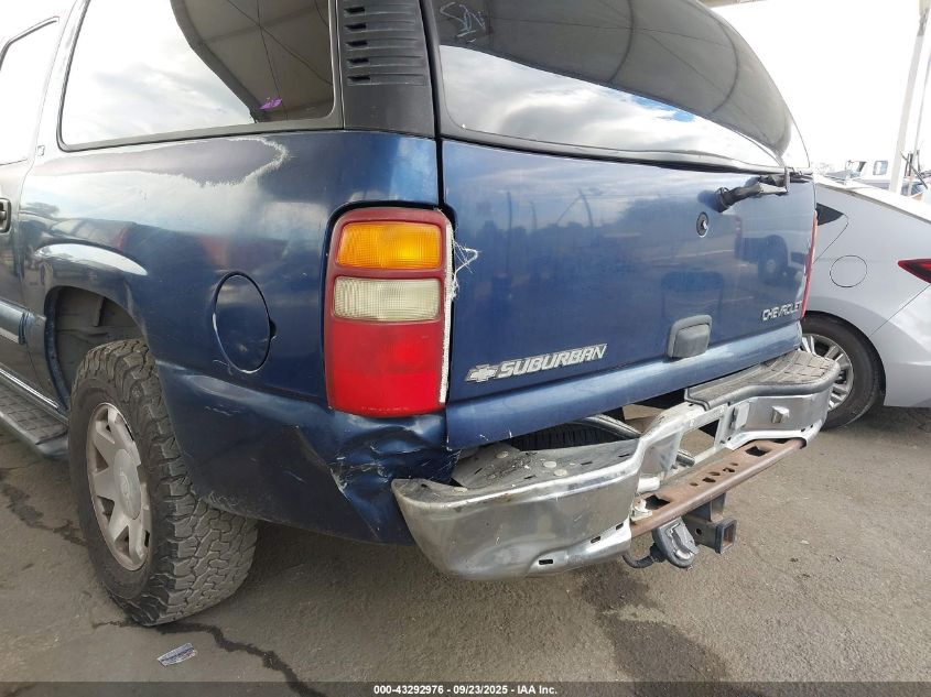 2002 Chevrolet Suburban 1500 Ls VIN: 1GNEC16T32J101297 Lot: 43292976