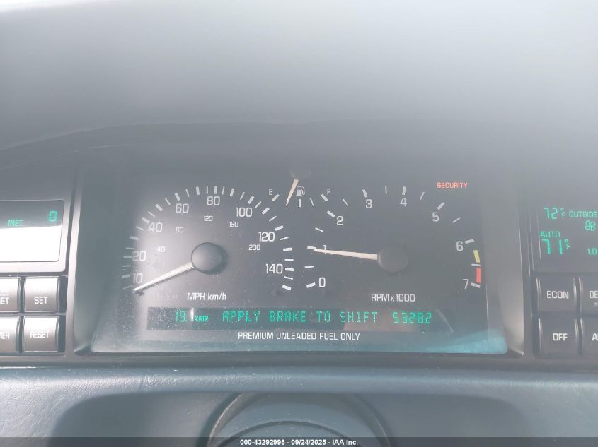 1994 Cadillac Eldorado VIN: 1G6EL12YXRU605187 Lot: 43292995