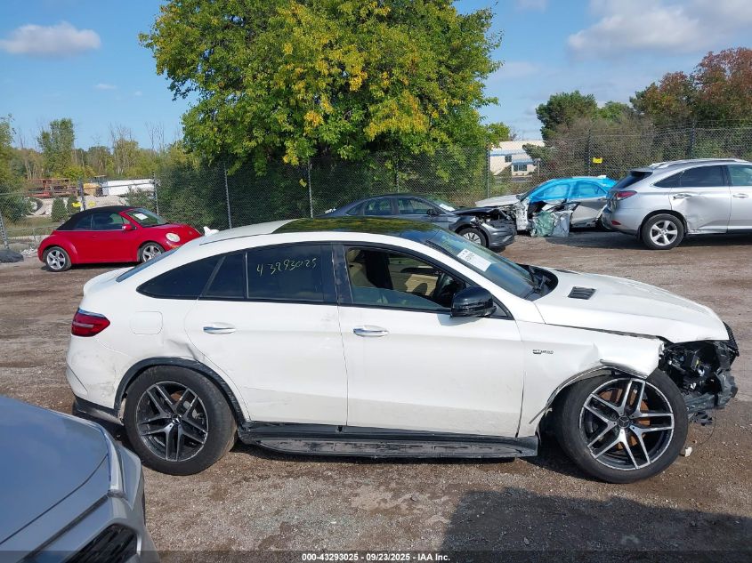 2017 Mercedes-Benz Amg Gle 43 Coupe 4Matic VIN: 4JGED6EB1HA076108 Lot: 43293025