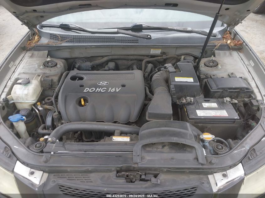 2008 Hyundai Sonata Gls VIN: 5NPET46C28H377272 Lot: 43293070