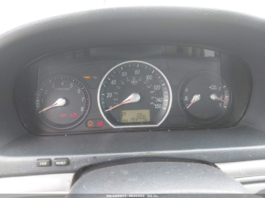 2008 Hyundai Sonata Gls VIN: 5NPET46C28H377272 Lot: 43293070