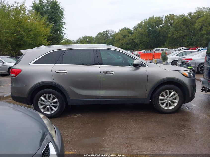 2017 Kia Sorento 2.4L Lx VIN: 5XYPG4A33HG273255 Lot: 43293095