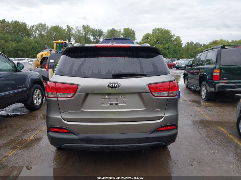 2017 Kia Sorento 2.4L Lx VIN: 5XYPG4A33HG273255 Lot: 43293095