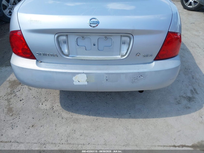 2006 Nissan Sentra 1.8S VIN: 3N1CB51D16L520261 Lot: 43293115