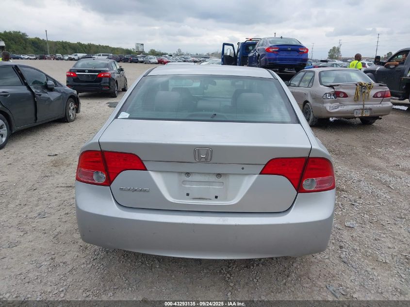 2007 Honda Civic Lx VIN: 1HGFA16517L005198 Lot: 43293135