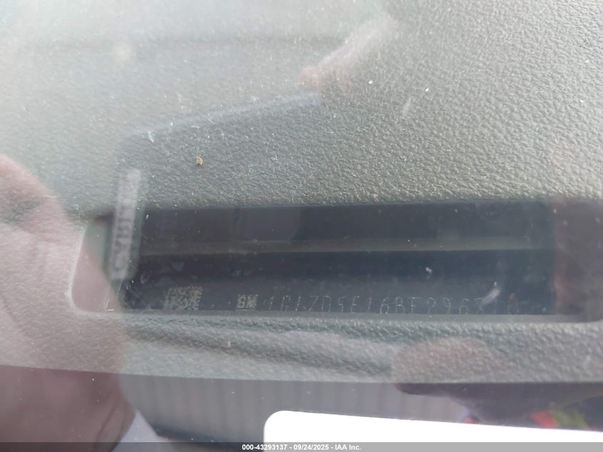 2011 Chevrolet Malibu 2Lt VIN: 1G1ZD5E16BF296810 Lot: 43293137