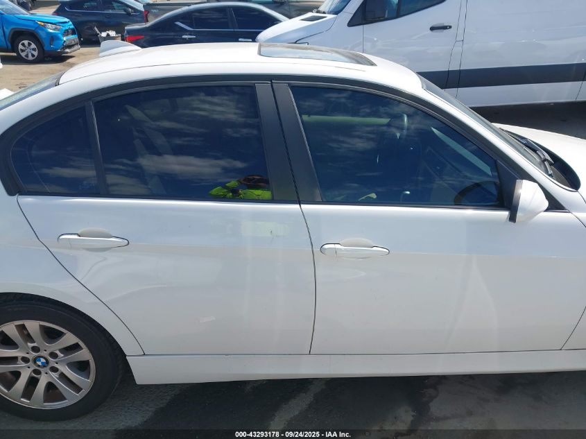 2007 BMW 328I VIN: WBAVC53547FZ73971 Lot: 43293178