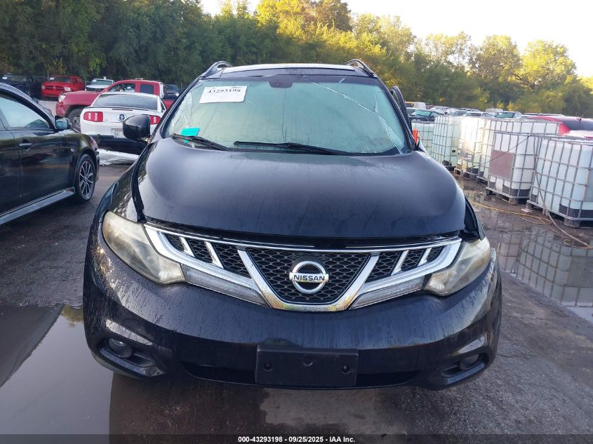 2012 Nissan Murano Le VIN: JN8AZ1MW7CW222233 Lot: 43293198
