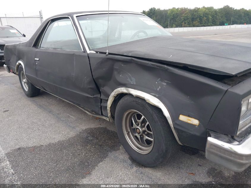 1982 Chevrolet El Camino VIN: 1GCCW80K5CR171015 Lot: 43293260