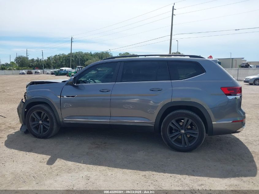 2021 Volkswagen Atlas 3.6L V6 Se W/Technology R-Line VIN: 1V2PR2CA9MC521306 Lot: 43293301