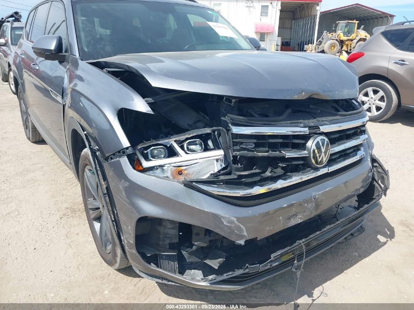 2021 Volkswagen Atlas 3.6L V6 Se W/Technology R-Line VIN: 1V2PR2CA9MC521306 Lot: 43293301
