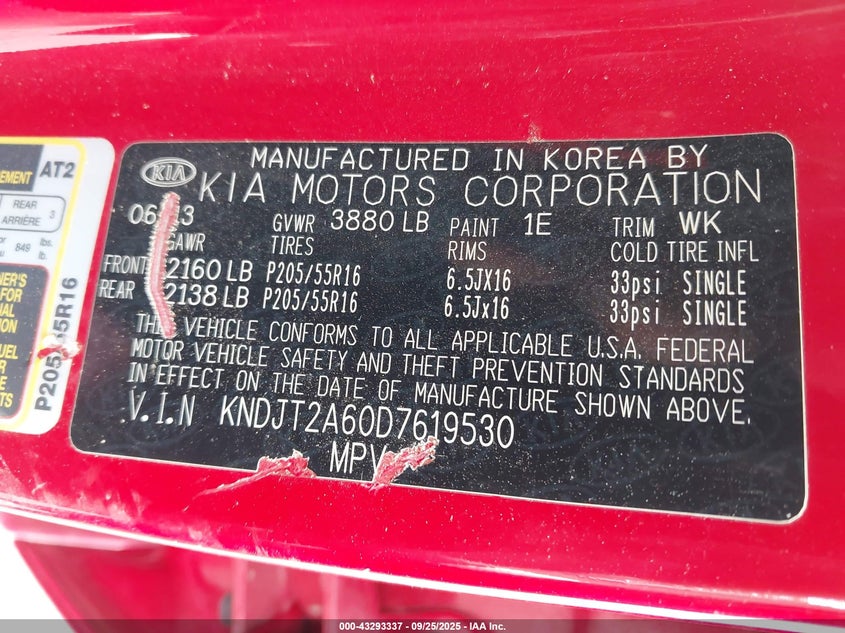 2013 KIA SOUL + - KNDJT2A60D7619530