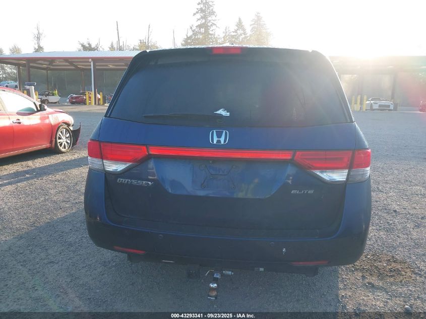 2014 Honda Odyssey Touring/Touring Elite VIN: 5FNRL5H95EB055096 Lot: 43293341