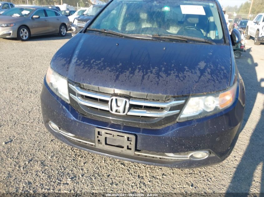2014 Honda Odyssey Touring/Touring Elite VIN: 5FNRL5H95EB055096 Lot: 43293341