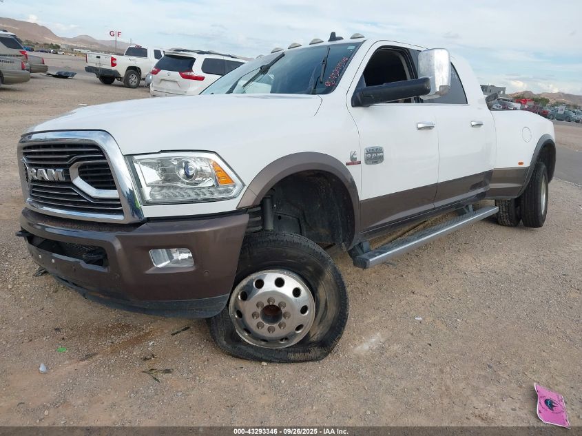 2018 Ram 3500 Laramie Longhorn 4X4 6'4 Box 3C63RRNL9JG169366 photo #3