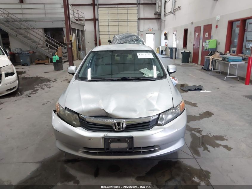 2012 Honda Civic Lx VIN: 2HGFB2F57CH323983 Lot: 43293350