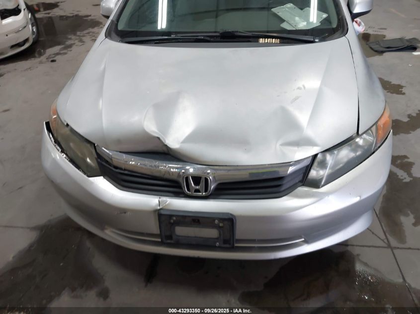 2012 Honda Civic Lx VIN: 2HGFB2F57CH323983 Lot: 43293350