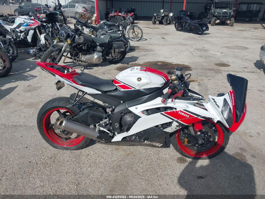 2012 Yamaha Yzfr6 VIN: JYARJ16E0CA025763 Lot: 43293382