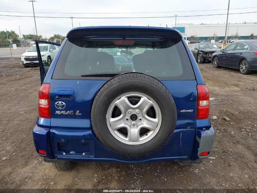 2005 Toyota Rav4 VIN: JTEHD20V856034931 Lot: 43293471
