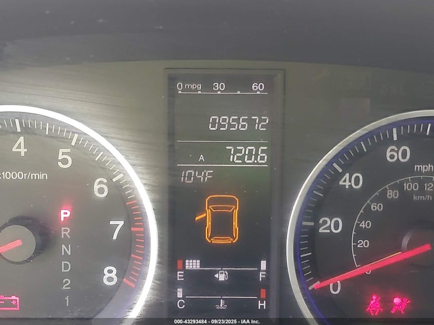 2009 Honda Cr-V Ex VIN: 3CZRE38569G700005 Lot: 43293484