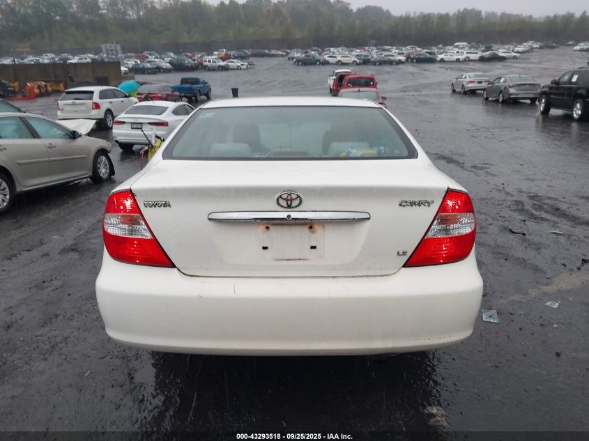 2004 Toyota Camry Le VIN: 4T1BE32K74U304477 Lot: 43293518