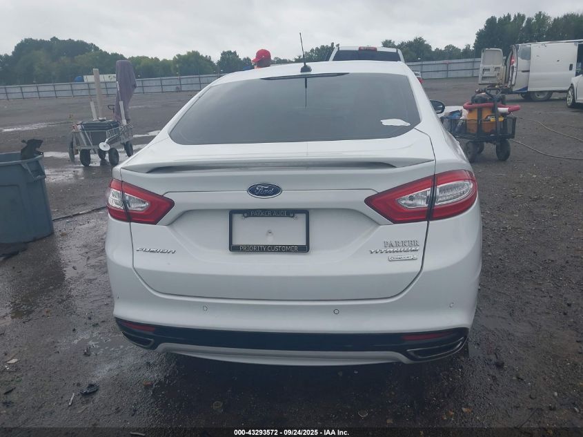 2016 Ford Fusion Titanium VIN: 3FA6P0K98GR135633 Lot: 43293572