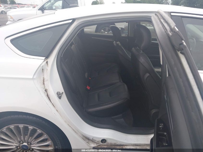 2016 Ford Fusion Titanium VIN: 3FA6P0K98GR135633 Lot: 43293572