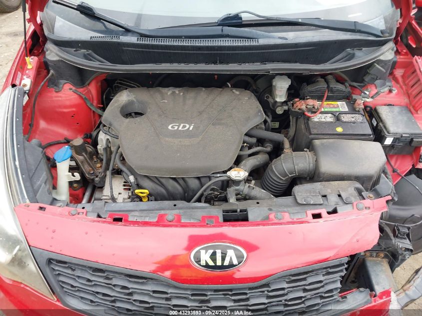 2013 Kia Rio Lx VIN: KNADM4A31D6156568 Lot: 43293593