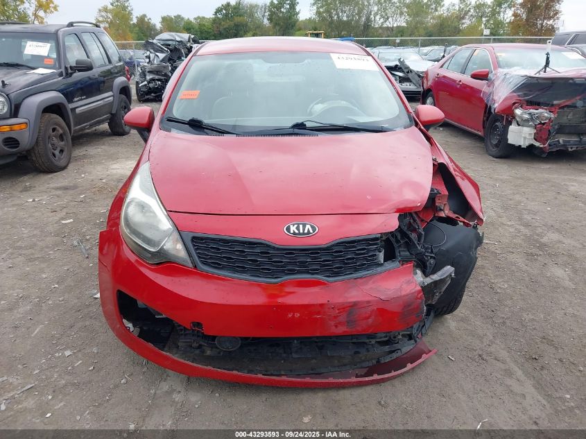 2013 Kia Rio Lx VIN: KNADM4A31D6156568 Lot: 43293593