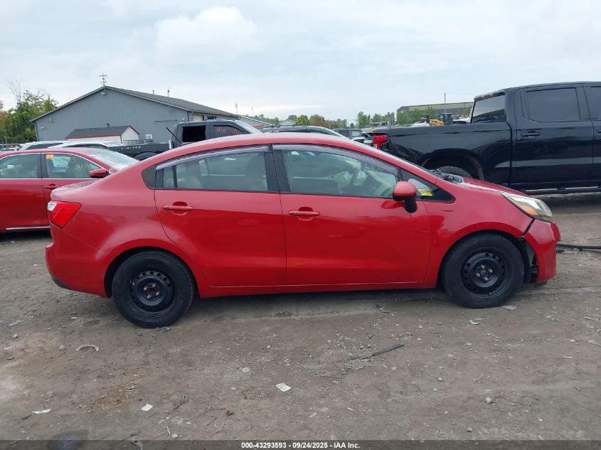 2013 Kia Rio Lx VIN: KNADM4A31D6156568 Lot: 43293593