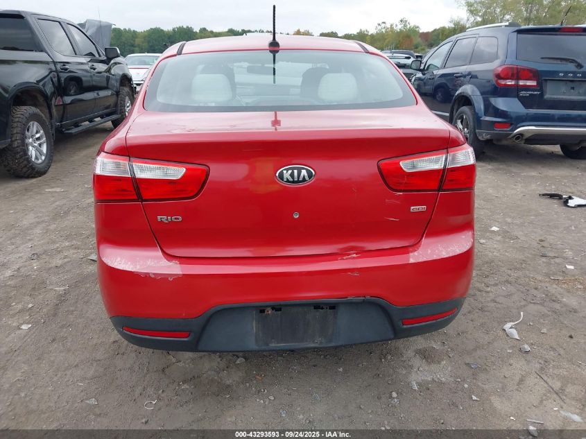 2013 Kia Rio Lx VIN: KNADM4A31D6156568 Lot: 43293593