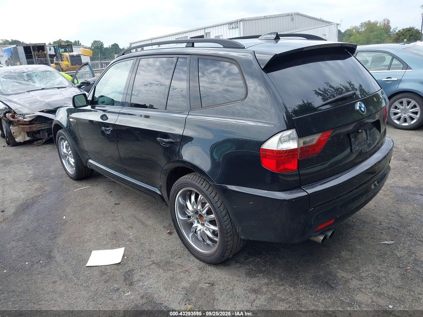 2008 BMW X3 3.0Si black other gasoline WBXPC93438WJ20248 photo #4